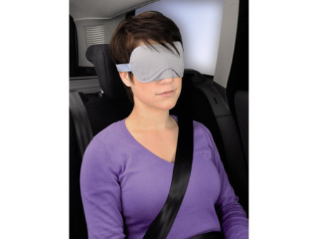hama kit de voyage sommeil, masque sommeil rembouré, gris