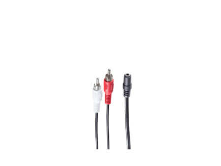 shiverpeaks BASIC-S Câble audio, 2 fiches cinch mâles -