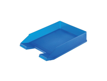 herlitz bac à courrier, en polystyrène, blanc translucide