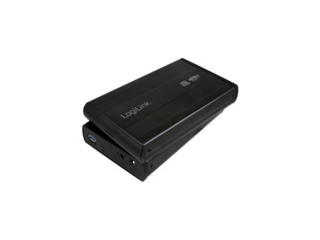 LogiLink Boîtier pour disque dur SATA 3,5 USB 3.0, argent