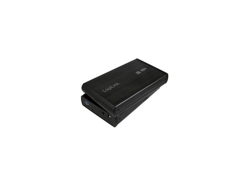 LogiLink Boîtier pour disque dur SATA 3,5 USB 3.0, argent