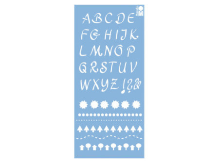 Marabu pochoir á écriture "Alphabet 2", 150 x 330 mm