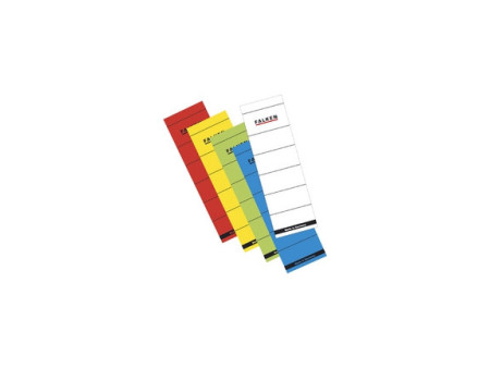FALKEN Etiquette de dos pour classeur, 60 x 190 mm, court/