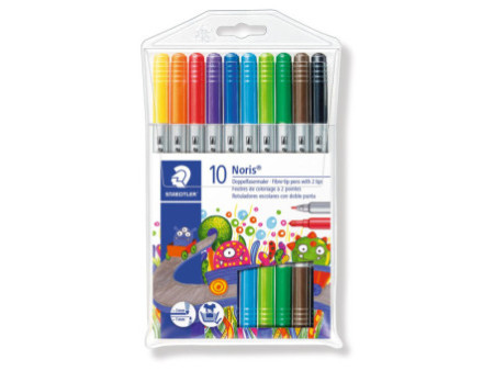 STAEDTLER Feutre de coloriage à 2 pointes NORIS CLUB, rond