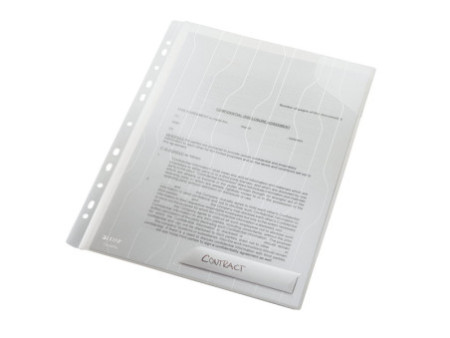 LEITZ Pochettes transparente/prospectus CombiFile Hardback,