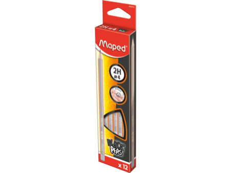 Maped Crayon BLACK'PEPS, degré de dureté: 2H