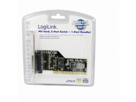 LogiLink carte PCI 16C550 1284 série/parallèle