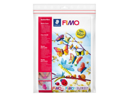 FIMO Moule pour pâte "papillon", 9 motifs, 1 pièces,