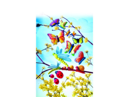 FIMO Moule pour pâte "papillon", 9 motifs, 1 pièces,