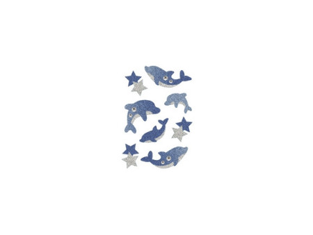 HERMA autocollants MAGIC "dauphins", bijoux