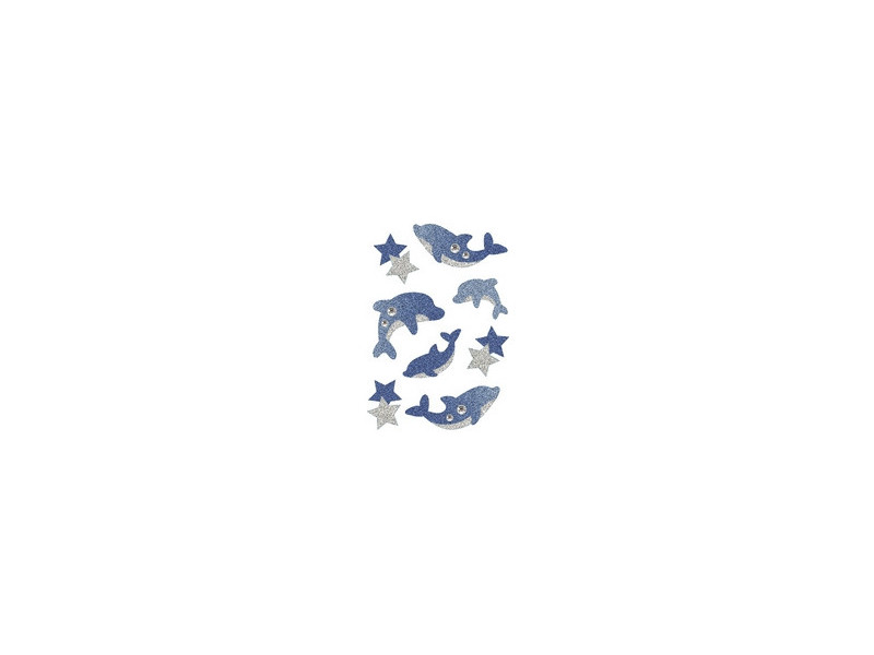 HERMA autocollants MAGIC "dauphins", bijoux