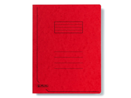 herlitz chemise easyorga, format A4, carton colorspan, rouge