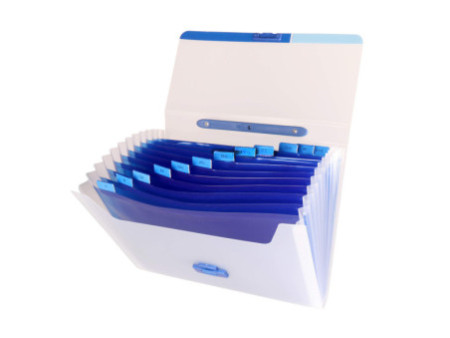 tarifold tcollection Trieur, A4, bleu, 13 compartiments