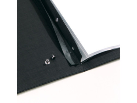 sigel Chemise pour carte de menu, A4, noir, vis de reliure