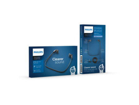 PHILIPS casque stéréo avec réglage de niveau (103 dB)