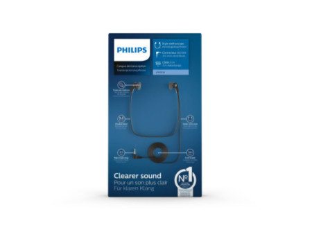PHILIPS casque stéréo avec réglage de niveau (103 dB)