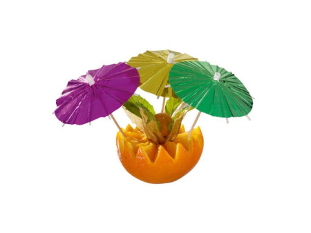 Susy card Parapluies de cocktail, tiges en bois, longueur: