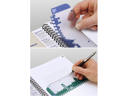 Oxford Carnet à spirale 'Essentials' B5 180 pages, quadrillé