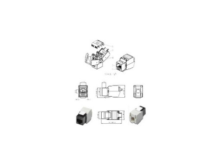 DIGITUS Keystone Module Cat.6 A (profond), classe E, non
