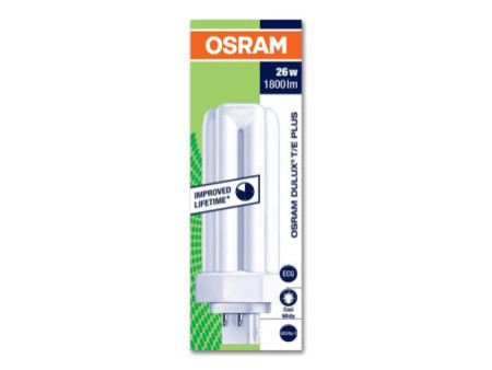 OSRAM Lampe fluorescente compacte DULUX T/E PLUS,26 Watt