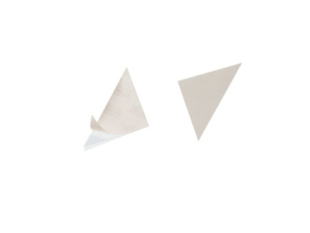DURABLE Pochettes triangulaires CORNERFIX, 125 x 125 mm