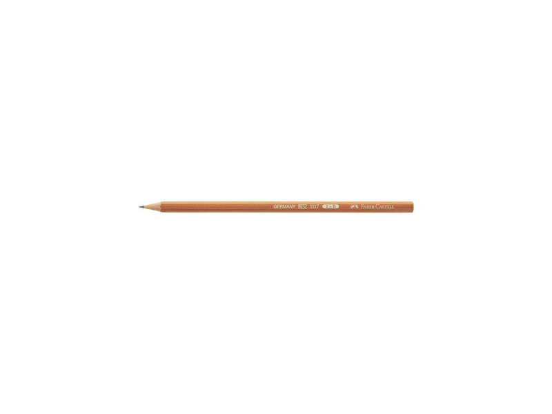 FABER-CASTELL Crayon 1117, hexagonal, degré de dureté: 2B