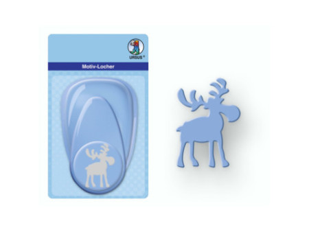 URSUS perforeuse à motif de Noel "élan 2", maxi
