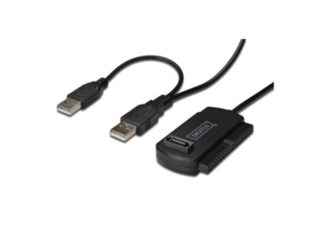DIGITUS USB 2.0 - adaptateur de disque dur SATA et IDE, noir
