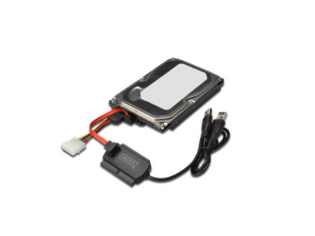 DIGITUS USB 2.0 - adaptateur de disque dur SATA et IDE, noir