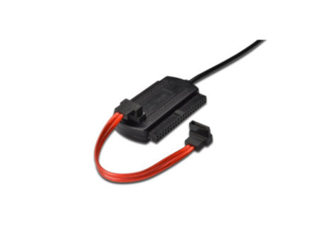 DIGITUS USB 2.0 - adaptateur de disque dur SATA et IDE, noir