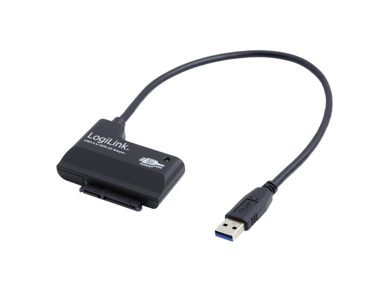 LogiLink port USB 3.0  - câble d'aptateur SATA III, bloc.