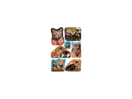 HERMA sticker DECOR "chats rigolos", scintillant