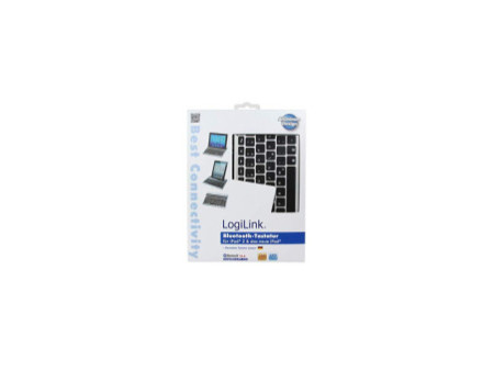 LogiLink Bluetooth Tastatur, für iPad, schwarz