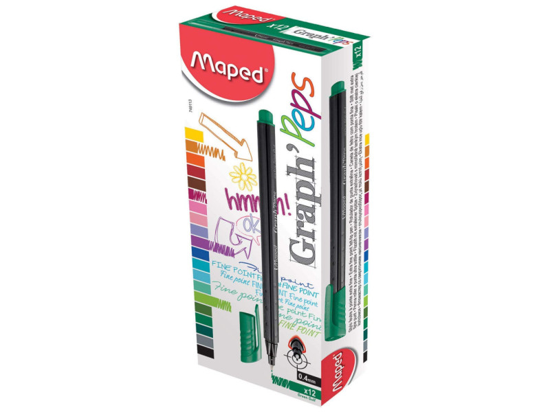 Maped Fineliner Graph´Peps, vert