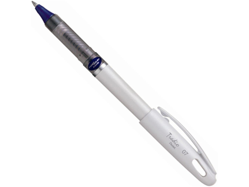 Pentel EnerGel Stylos roller à encre gel Tradio BL117W, bleu