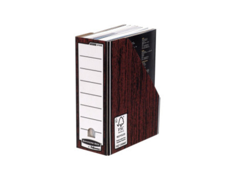 Fellowes Porte-revues Bankers Box Premium, marron