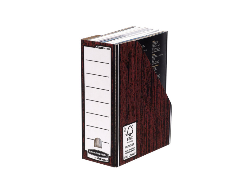 Fellowes Porte-revues Bankers Box Premium, marron