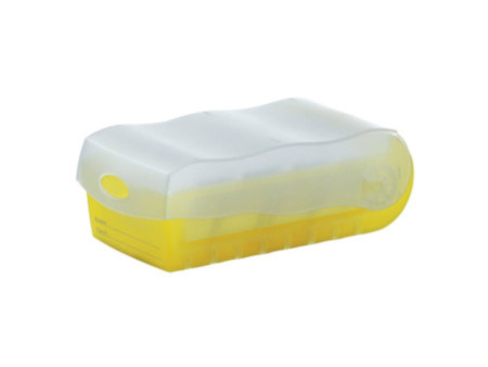 HAN Boîte à fiches CROCO, A8, boîtier: jaune translucide