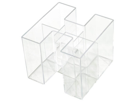 HAN Multipot à crayons BRAVO, 5 compartiments, transparent