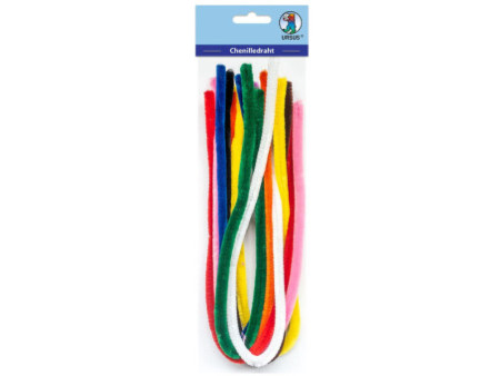 URSUS Fil-chenille (cure-pipe), couleurs assorties