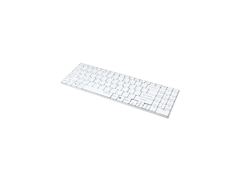 LogiLink Mini Bluetooth V3.0 Tastatur, kabellos, weiß