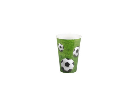 PAPSTAR Gobelets en carton "Football", 0,2 l