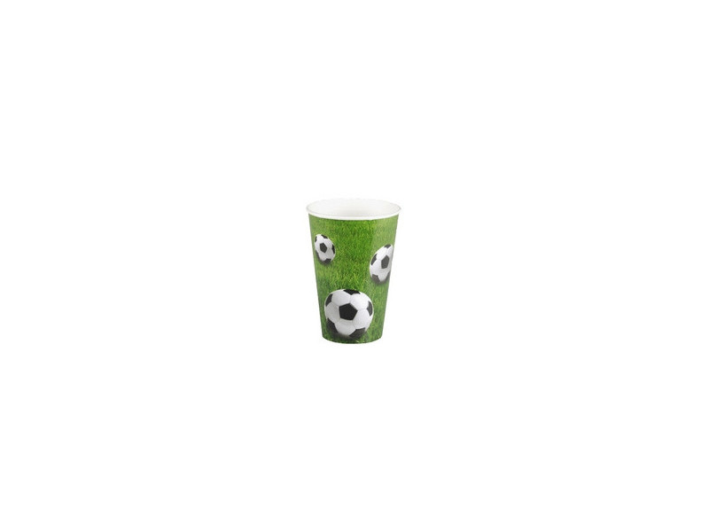 PAPSTAR Gobelets en carton "Football", 0,2 l
