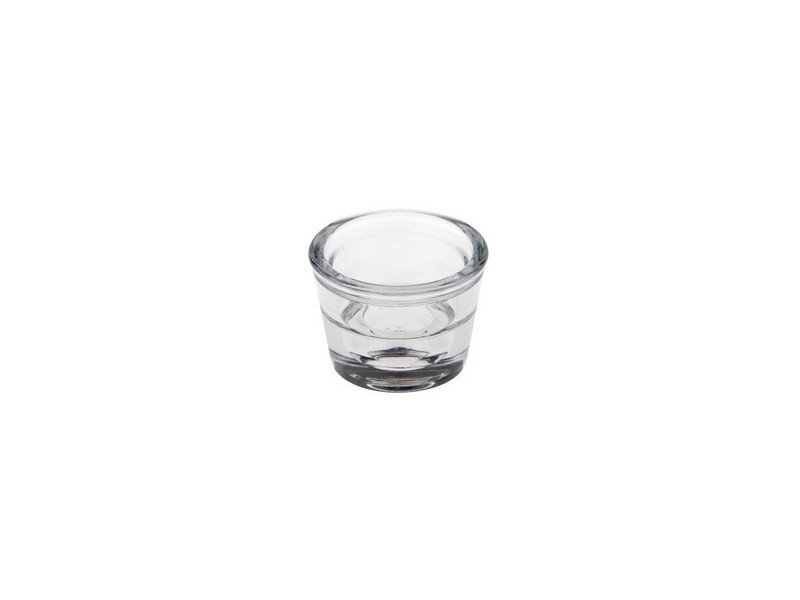 PAPSTAR Bougeoir "Two in One", en verre, hauteur: 45 mm