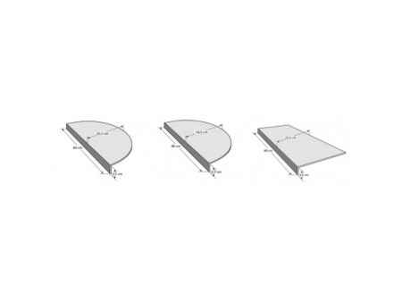 RS Bureau tapis de marche d'escalier "Ecogrip", (L) 800
