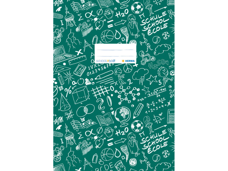 HERMA Protège-cahier "Schoolydoo", A4, en PP, vert