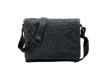 PRIDE&SOUL Sac bandoulière "STORM", en cuir, noir