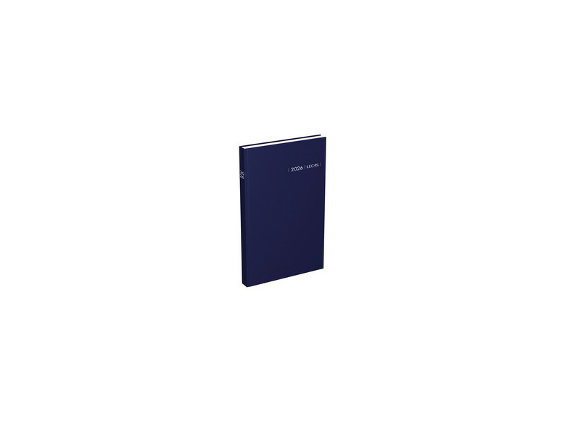 LECAS Agenda Carré 2 jours Travers, 140 x 220 mm, 2026, noir
