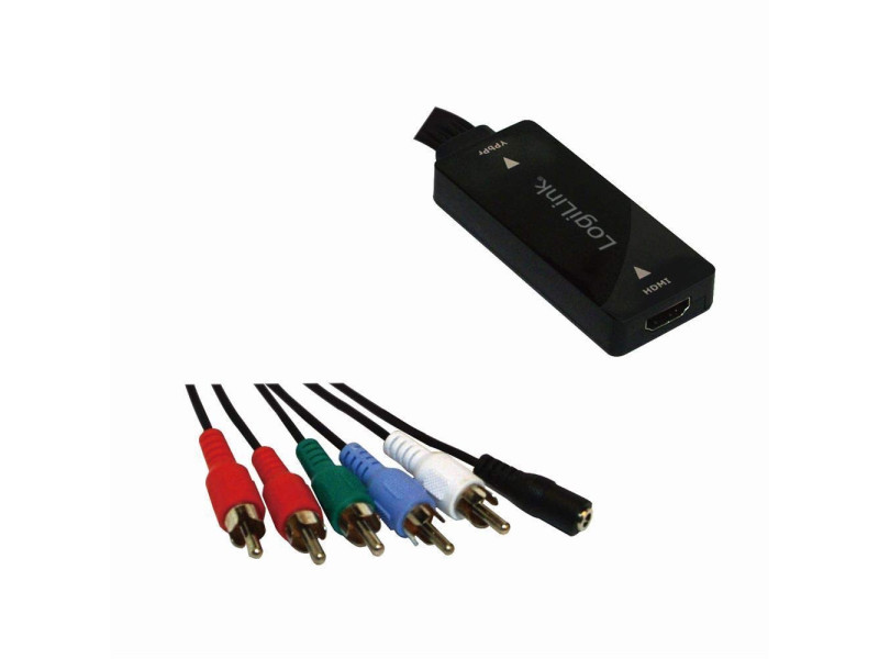 LogiLink Convertisseur HDMI vers YPbPr/audio, 0,2 m, noir