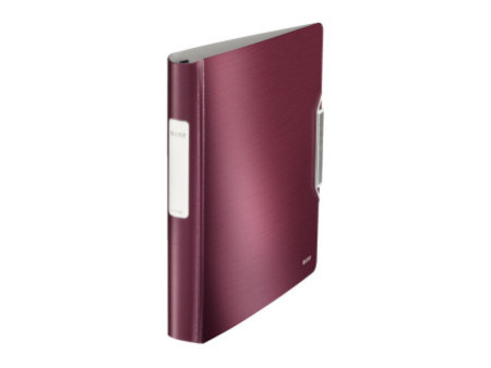 LEITZ Classeur à anneaux Active Style SoftClick, A4 rouge